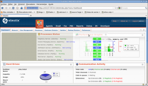 Elastix 2.0 - Dashboard 1