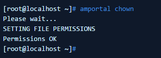 AMPORTAL per FreePBX - chown AMPORTAL per FreePBX - chown