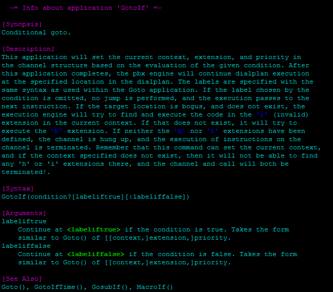 Dialplan di Asterisk: application GotoIf Dialplan di Asterisk: application GotoIf