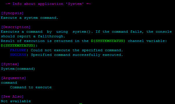 Dialplan di Asterisk: application System Dialplan di Asterisk: application System