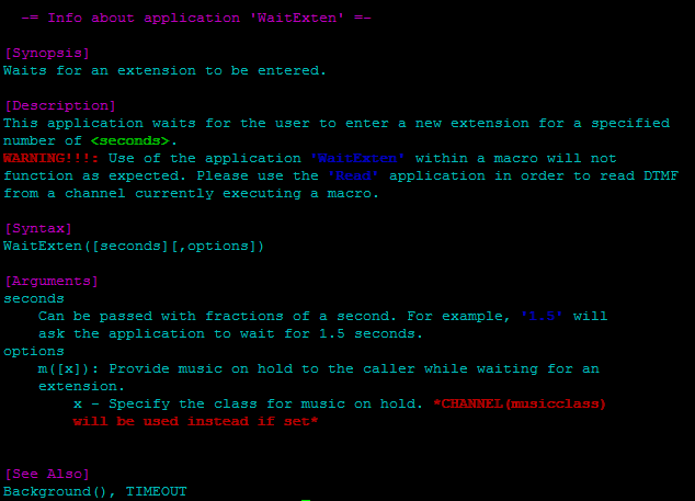 Dialplan di Asterisk: application WaitExten Dialplan di Asterisk: application WaitExten